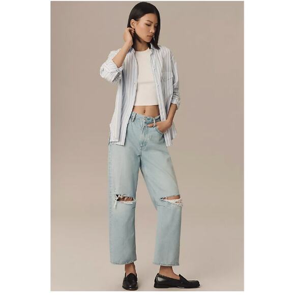 Citizens of Humanity Miro Mid-Rise Relaxed Tapered Jeans 24 Damaris - Picture 1 of 4